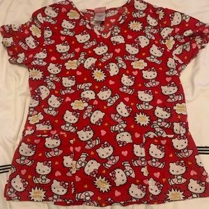 Hello Kitty scrub top